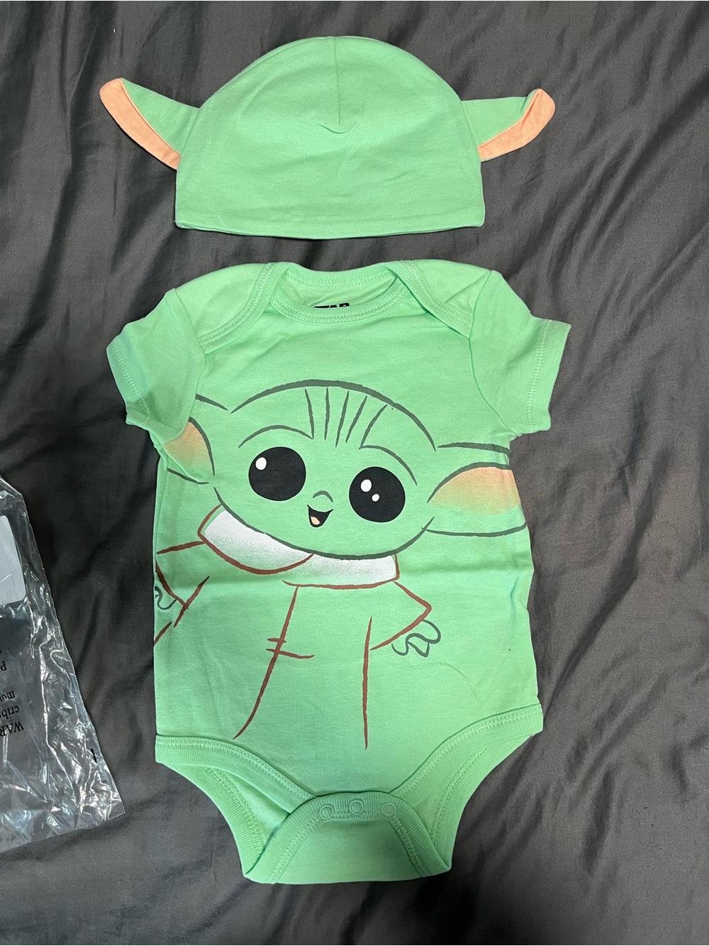 Grogu Baby Yoda Onesie & Hat